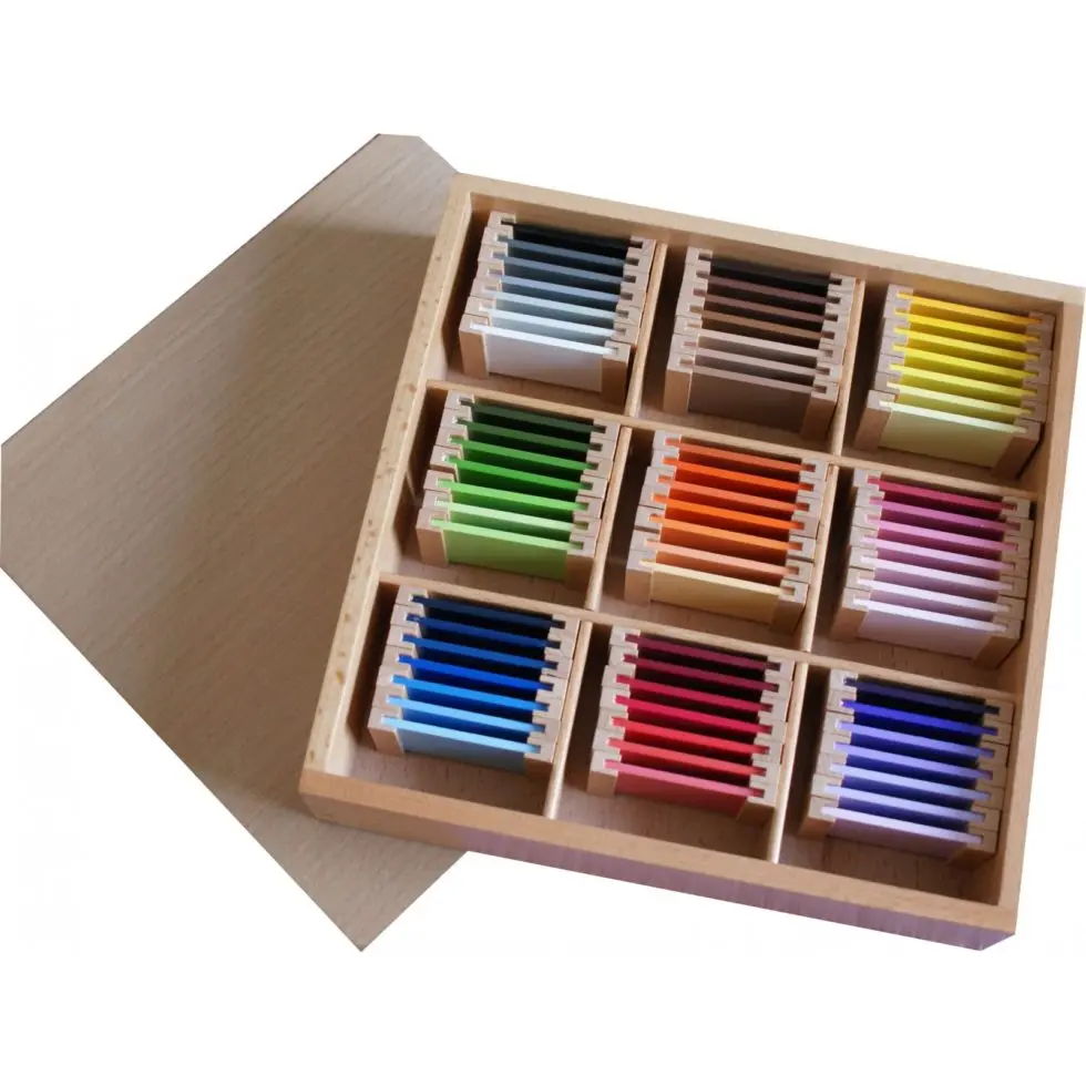 3ème boite de couleur Montessori
